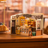 Miniature Cafe Wooden Assembly DIY Bakery Kit